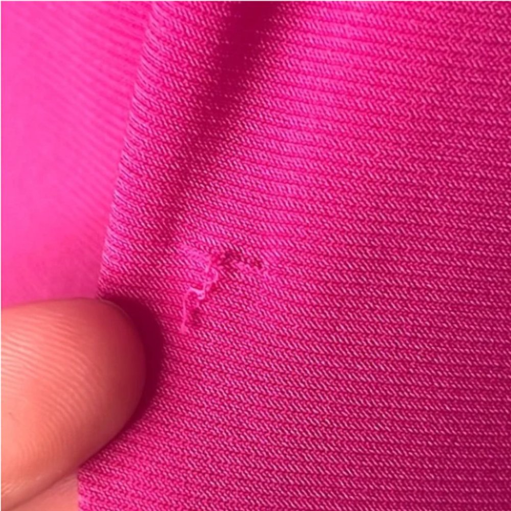 NWT Ieena Mac Duggal One Shoulder Jersey Gown Candy Pink Size 6 - Picture 8 of 11